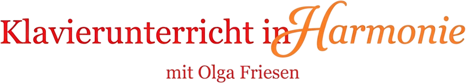 Klavierunterricht in Harmonie mit Olga Friesen